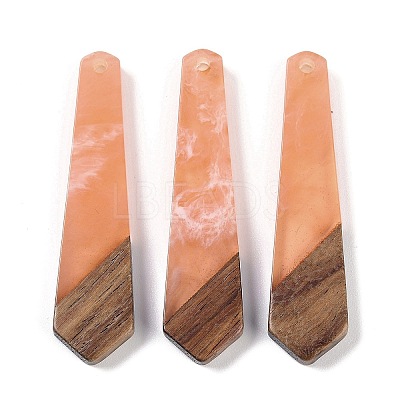 Resin & Wood Pendants WOOD-F015-05D-1