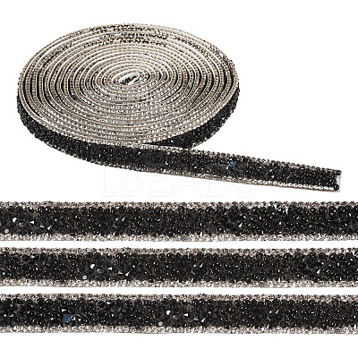 Hotfix Rhinestone Ribbon Trimming DIY-TAC0051-002B-1-1