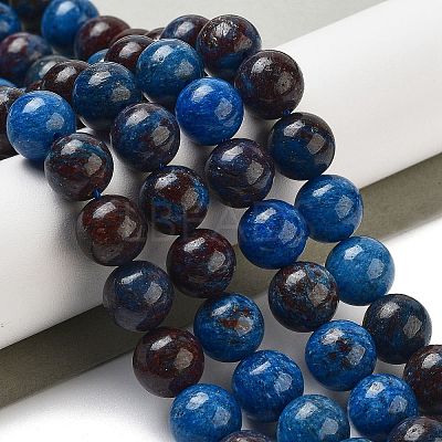 Natural Blue Opal Beads Strands G-H045-A02-6MM-1