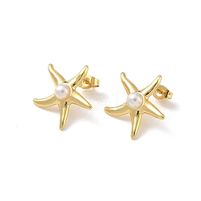 304 Stainless Steel Stud Earrings SA-CBA46AF-05G-01-1