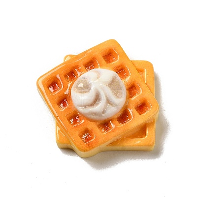 Opaque Resin Imitation Food Decoden Cabochons CRES-H001-03H-1