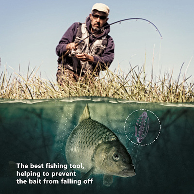 Iron Fishing Bait Cage AJEW-WH0348-973-1