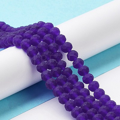 Transparent Glass Beads Strands EGLA-A034-T6mm-MD06-1