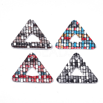 Imitation Leather Pendants WOVE-Q079-04-1