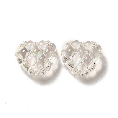 Transparent Acrylic Beads X-OACR-E016-01D-1