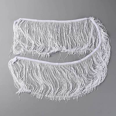 Polyester Tassel Fringe Trimming FIND-WH0077-64A-01-1