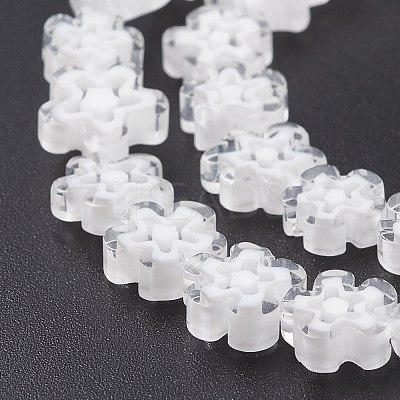 Handmade Millefiori Glass Bead Strands LAMP-J035-8mm-42-1