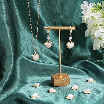 16Pcs Alloy Acrylic Pendants FIND-SP0002-28-1