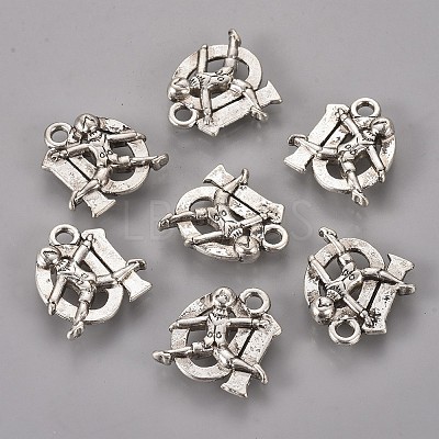 Tibetan Style Alloy Pendants TIBEP-GC149-AS-RS-1