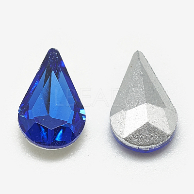 Pointed Back Glass Rhinestone Cabochons RGLA-T082-5x8mm-11-1