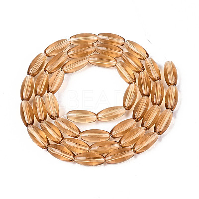 Transparent Glass Beads Strands LS-GLAA-T028-15T-02-1