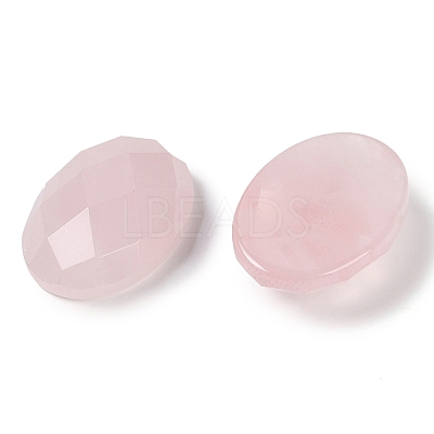 Natural Rose Quartz Cabochons G-G760-A13-1