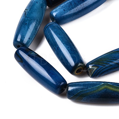 Natural Agate Dyed Beads Strands G-T138-230A-1