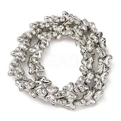 Electroplate Glass Beads Strands EGLA-H109-06E-1