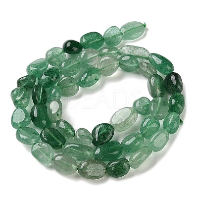 Natural Green Strawberry Quartz Beads Strands G-C268-A01-8x10mm-1