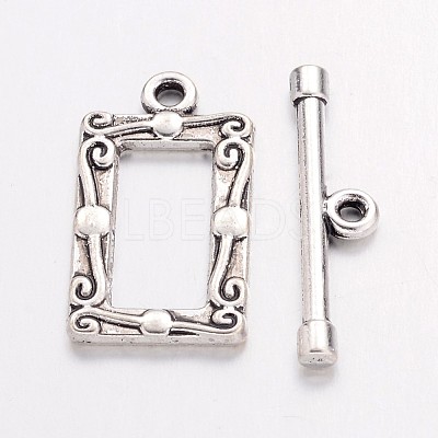 Tibetan Style Alloy Toggle Clasps LS-K0966041-1