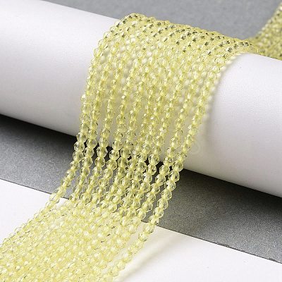Transparent Glass Beads Strands GLAA-H021-03-04-1