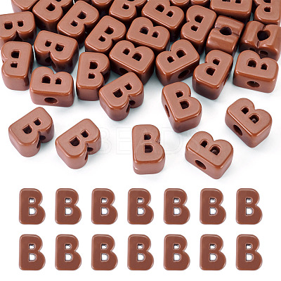 Opaque Acrylic European Beads LS-OACR-TAC0019-006B-1