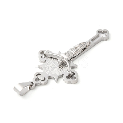 Non-Tarnish 304 Stainless Steel Big Pendants STAS-D052-03P-1