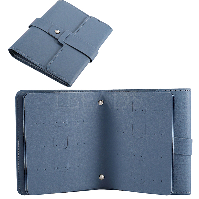 1PC PU Imitation Leather Earring Storage Bags ABAG-CN0001-41C-1
