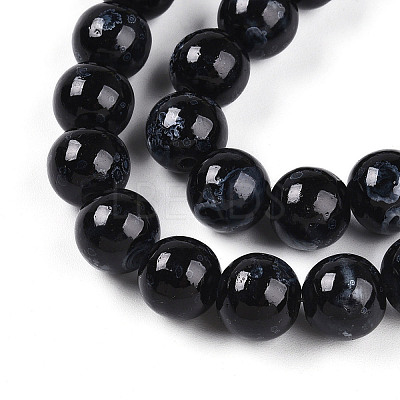 Baking Paint Glass Beads X1-DGLA-N003-10mm-A10-1