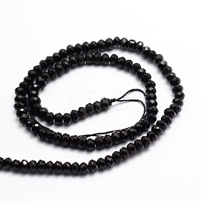 Dyed Natural Malaysia Jade Rondelle Beads Strands X-G-E316-2x4mm-08-1