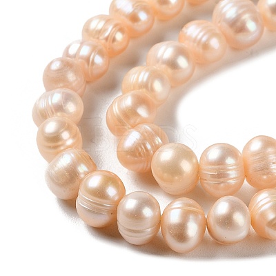 Natural Cultured Freshwater Pearl Beads Strands PEAR-E018-29-1