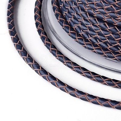 Braided Cowhide Cord WL-I004-5mm-18-1