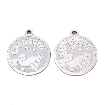 Non-Tarnish 201 Stainless Steel Pendants STAS-R106-01-1