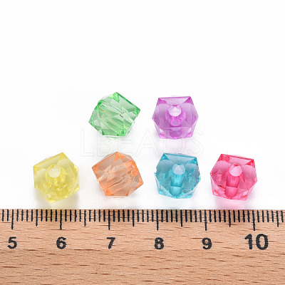 Transparent Acrylic Beads TACR-Q259-8mm-V-1