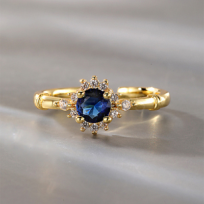 Brass Open Cuff Rings for Women VP2144-1