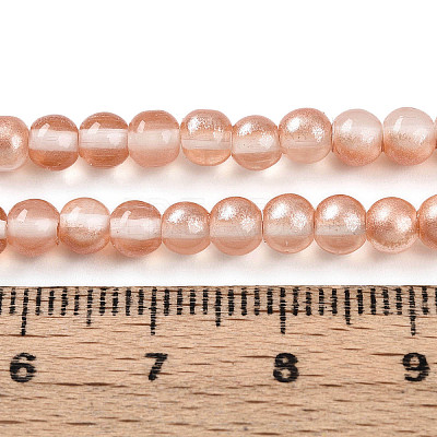 Baking Paint Transparent Glass Beads X1-DGLA-N011-4mm-04-1