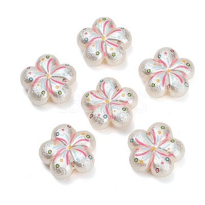 Textured Opaque Acrylic Beads AC-CBA36B6-09C-1