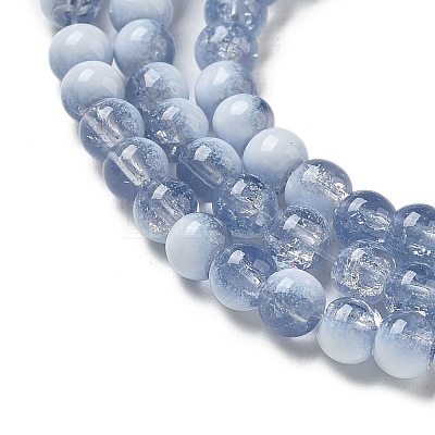 Crackle Glass Beads Strands GLAA-U001-4mm-14-1