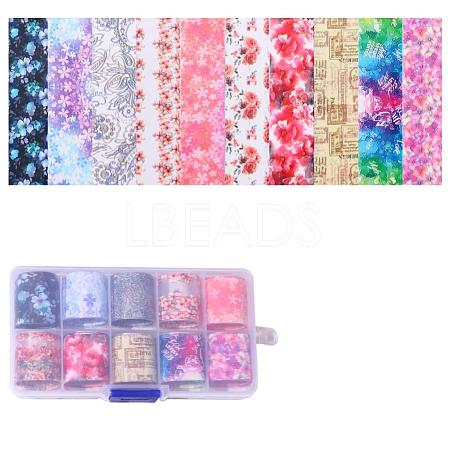 10Rolls Nail Art Transfer Stickers MRMJ-R090-64B-1