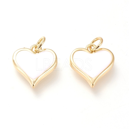 Real 18K Gold Plated Brass Charms X-KK-L006-019A-1