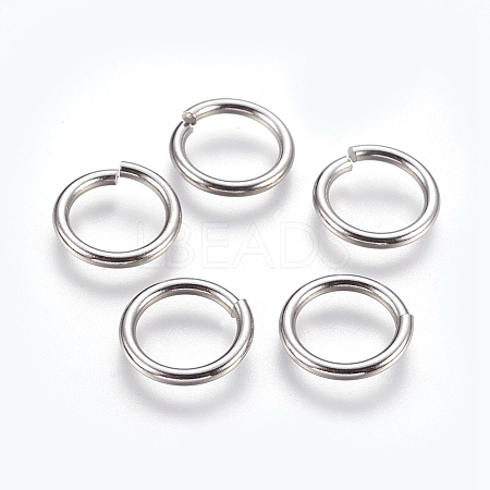 Tarnish Resistant 304 Stainless Steel Saw Cut Open Jump Rings STAS-P212-25P-13-1