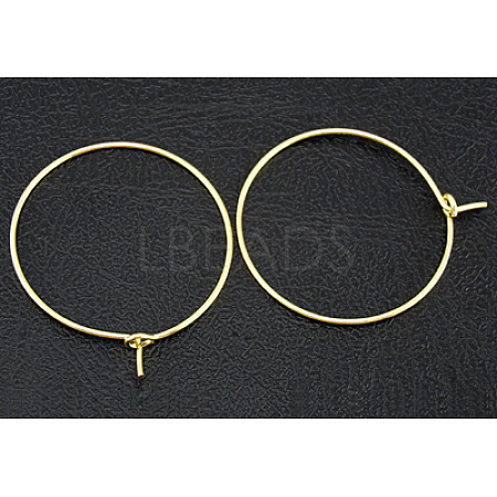 Brass Wine Glass Charm Rings Hoop Earrings X-EC067-3G-1