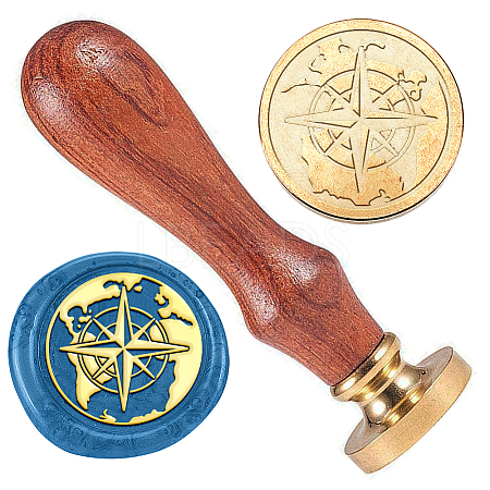 Wax Seal Stamp Set AJEW-WH0208-1023-1