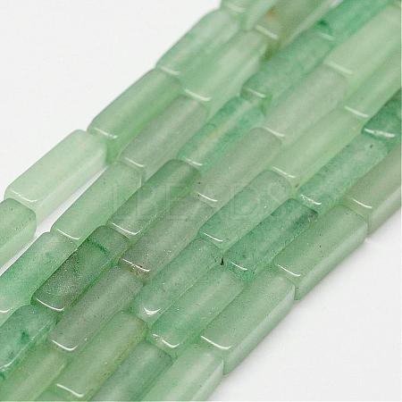 Natural Green Aventurine Beads Strands G-N0175-06-4x13mm-1