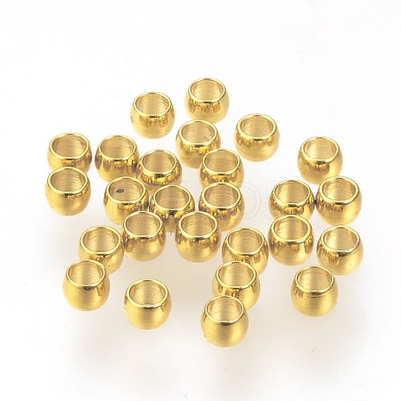 304 Stainless Steel Spacer Beads X-STAS-R065-31G-1