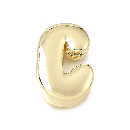 Brass Slide Charms KK-E802-33G-C-1