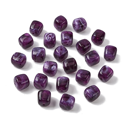 Opaque Acrylic Beads X-OACR-D320-01M-1
