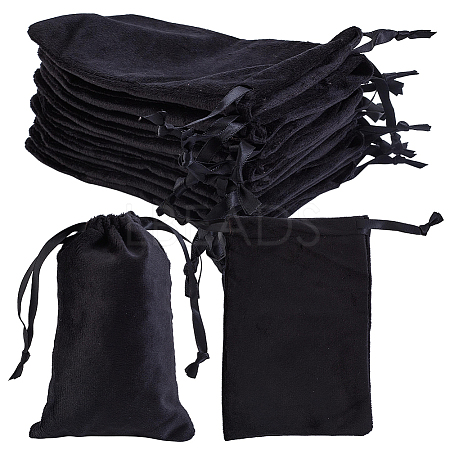 Velvet Jewelry Pouches Bags TP-WH0012-06C-1