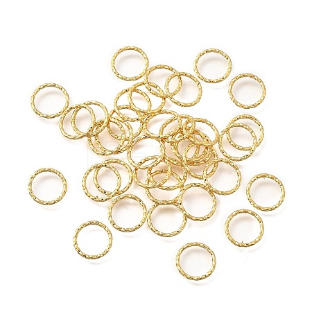 Brass Closed Jump Rings X-KK-B147-05C-G-1