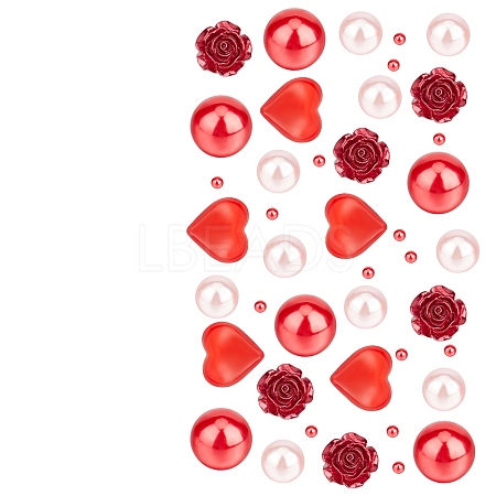 Valentine's Day Themed Acrylic Desktop Decorative Ornaments OACR-WH0042-01C-1