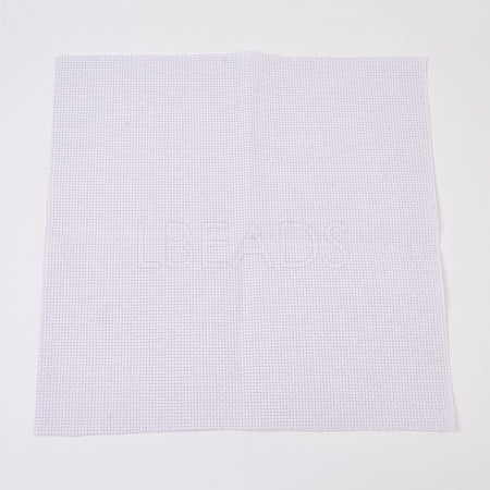 11CT Cross Stitch Canvas Fabric Embroidery Cloth Fabric DIY-WH0063-01B-1