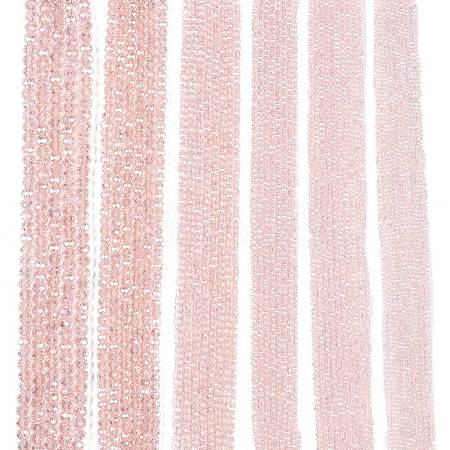Electroplate Glass Beads Strands EGLA-A034-T3mm-B12-1
