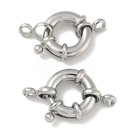 Brass Spring Ring Clasps KK-CBAD851-02P-02-1