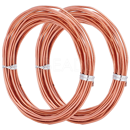 Red Copper Craft Wire CWIR-WH0017-02B-1
